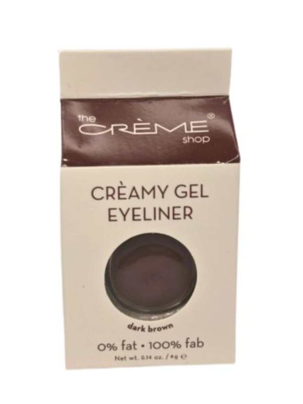 The Crème Shop Creamy Gel Eyeliner Dark Brown NEW